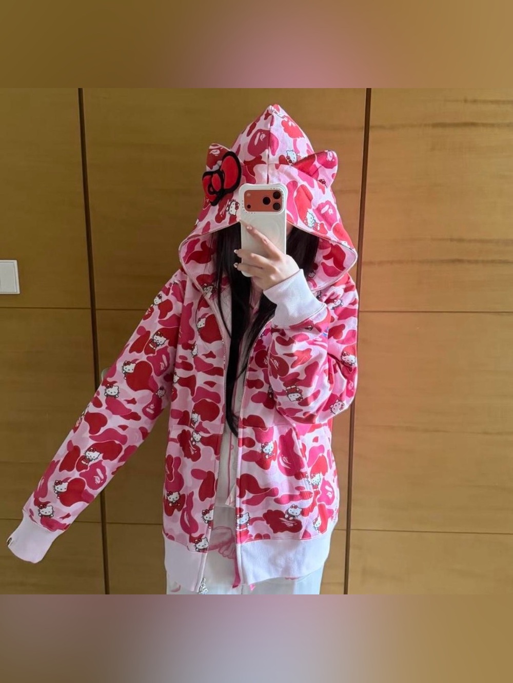 Bape x Hello Kitty Zip up Hoodie